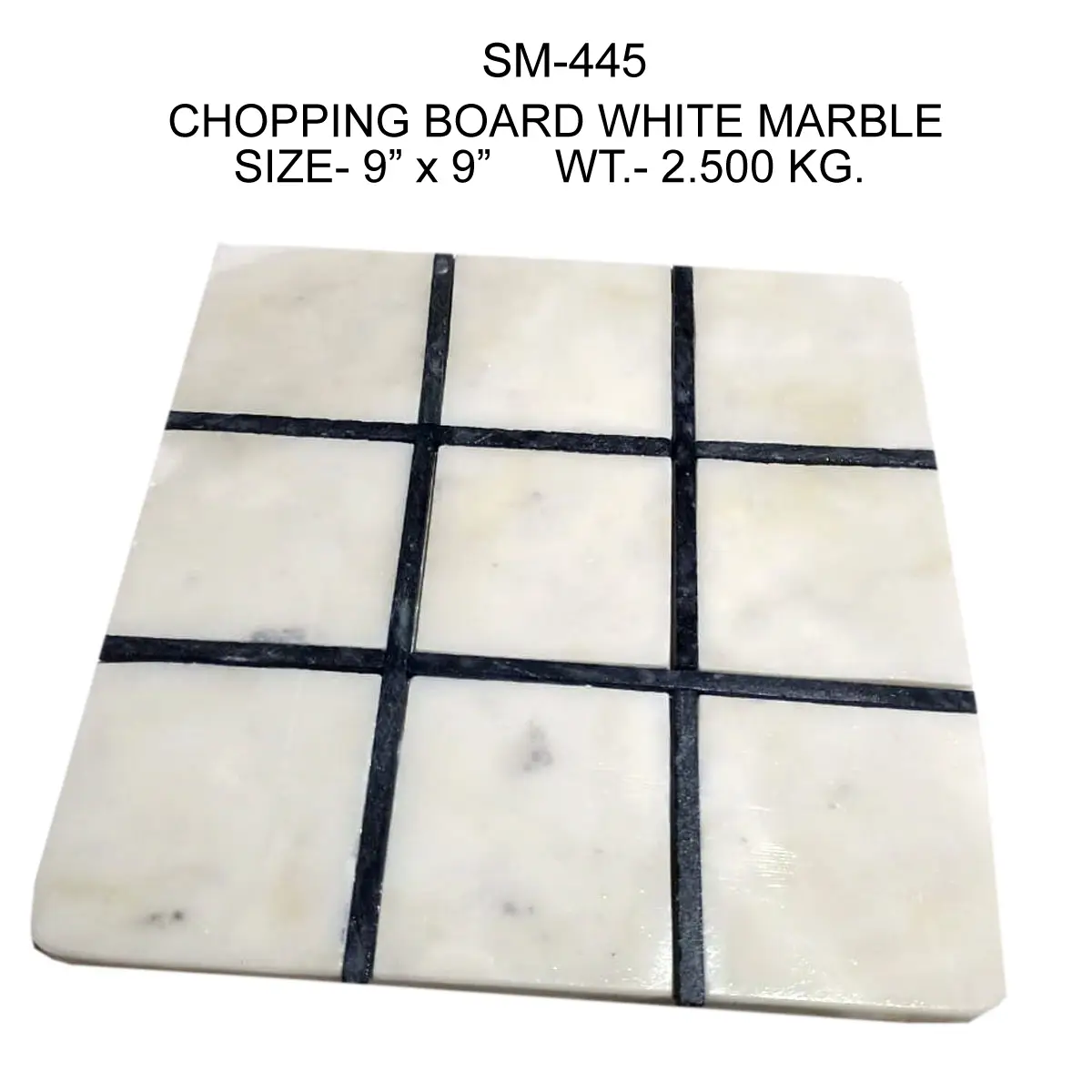 CHOPPING BOARD WHITE MARBLE